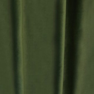 Premium Renaissance Olive Green Velvet Curtain Drapes