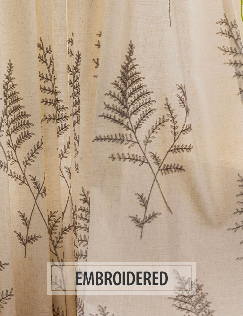 Embroidered Curtain