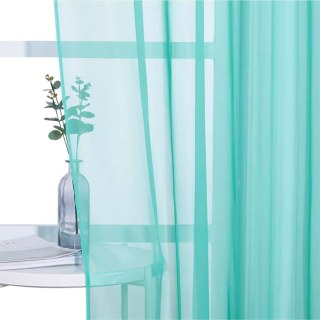 Laguna Outdoor Waterproof Mint Green Sheer Curtain